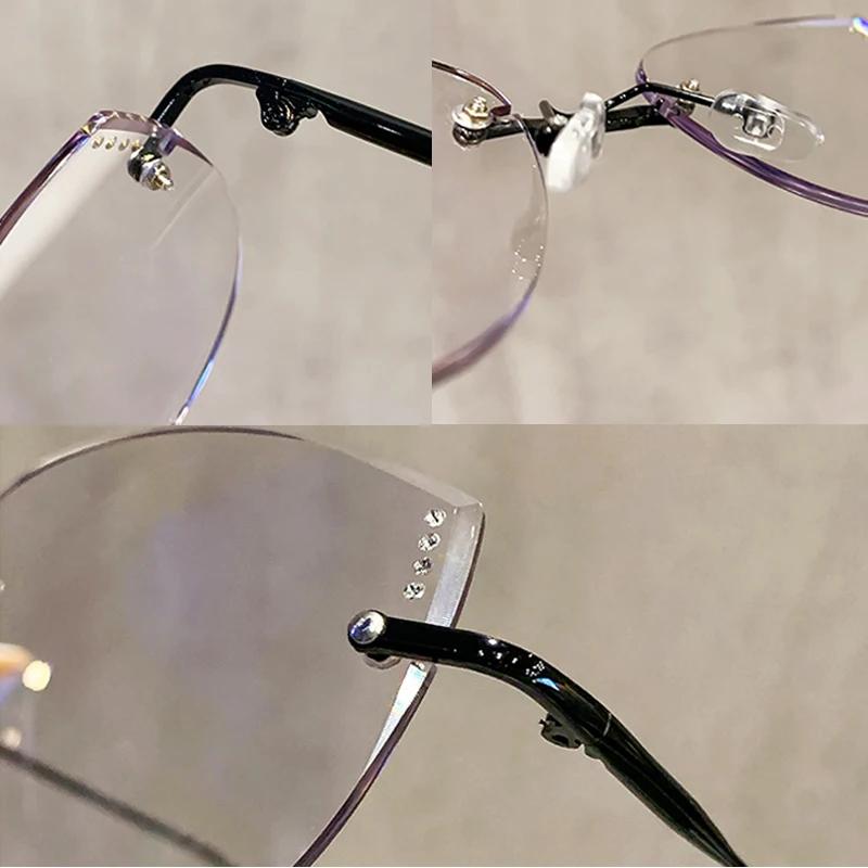 Lunettes ultralégères sans cadre pour femmes