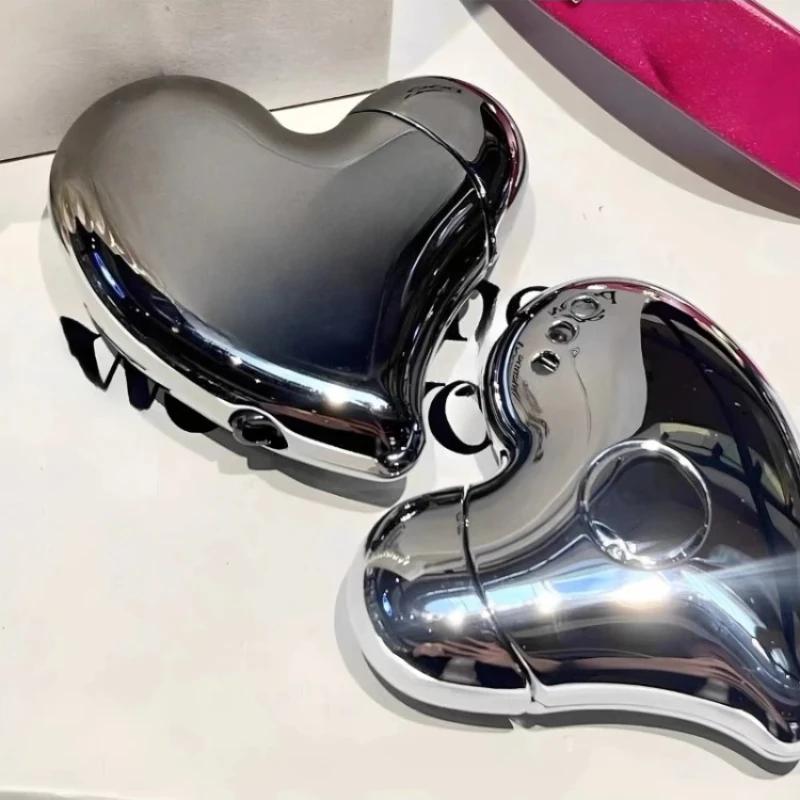 Briquet gonflable en alliage métallique, en forme d'amour, Portable, de luxe, de haute qualité, Design personnalisé, comme cadeau pour hommes et femmes, nouvelle collection