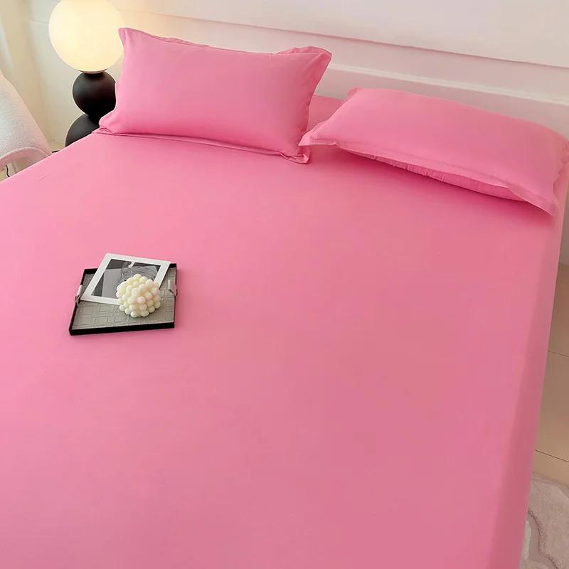 Draps plats de couleur unie