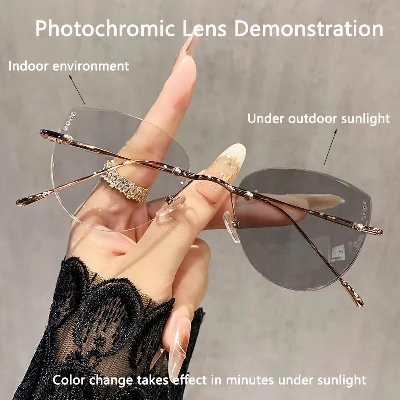 Lunettes ultralégères sans cadre pour femmes