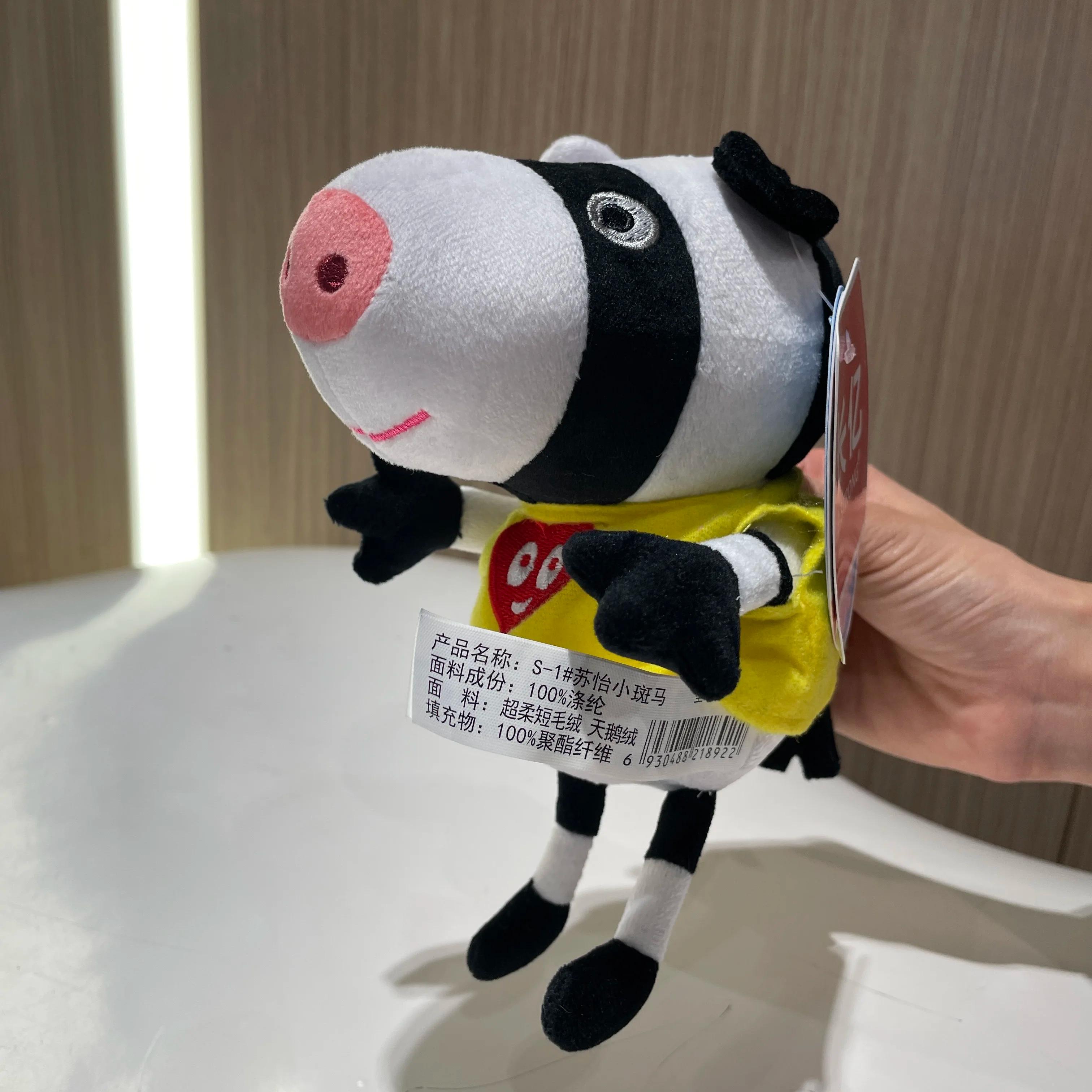 16-19CM véritable Peppa Pig Bundle poche 8 amis papa maman