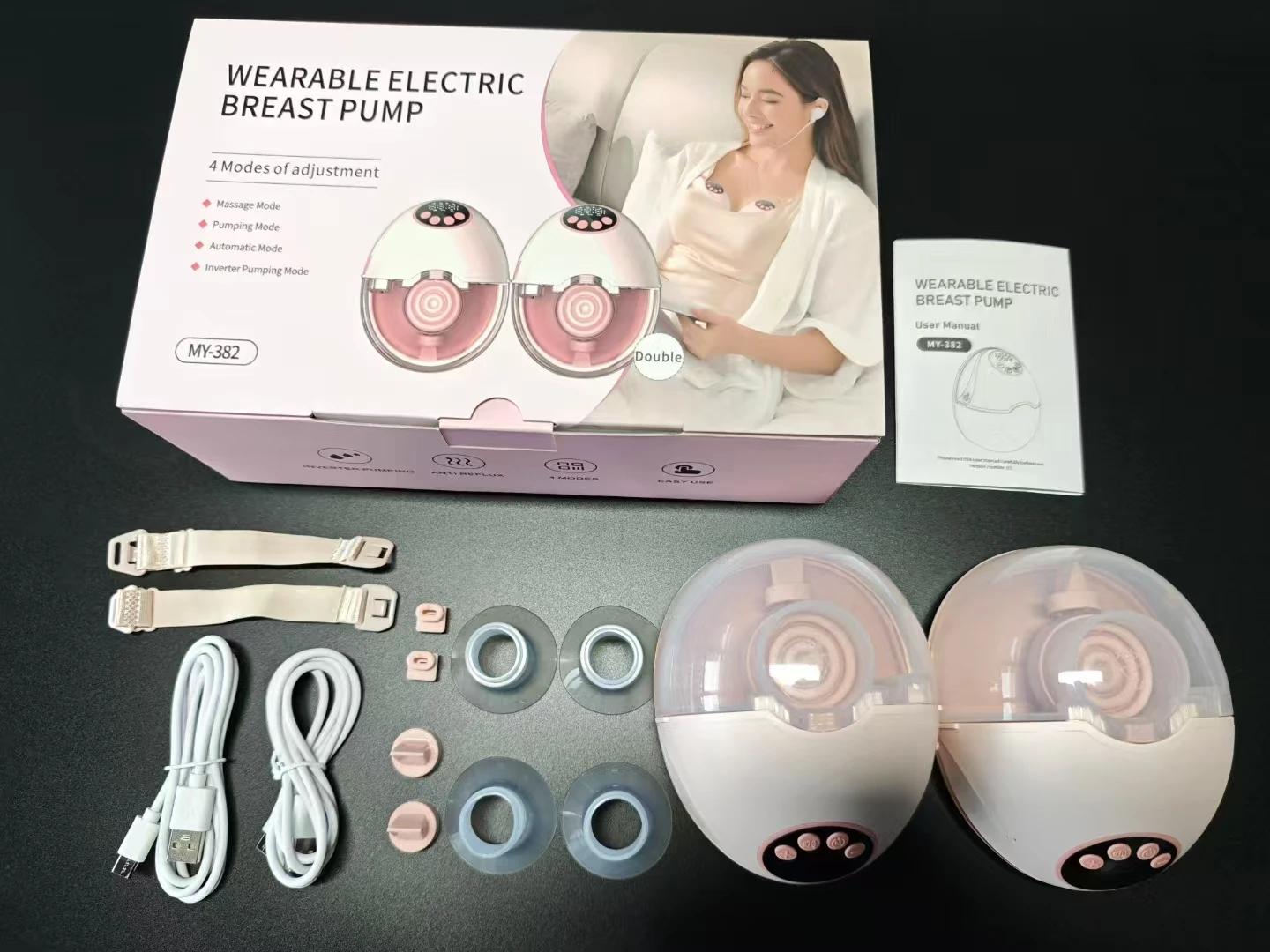 Tire-lait portable mains libres électrique - Avec chauffage et stérilisateur UV option sans fil