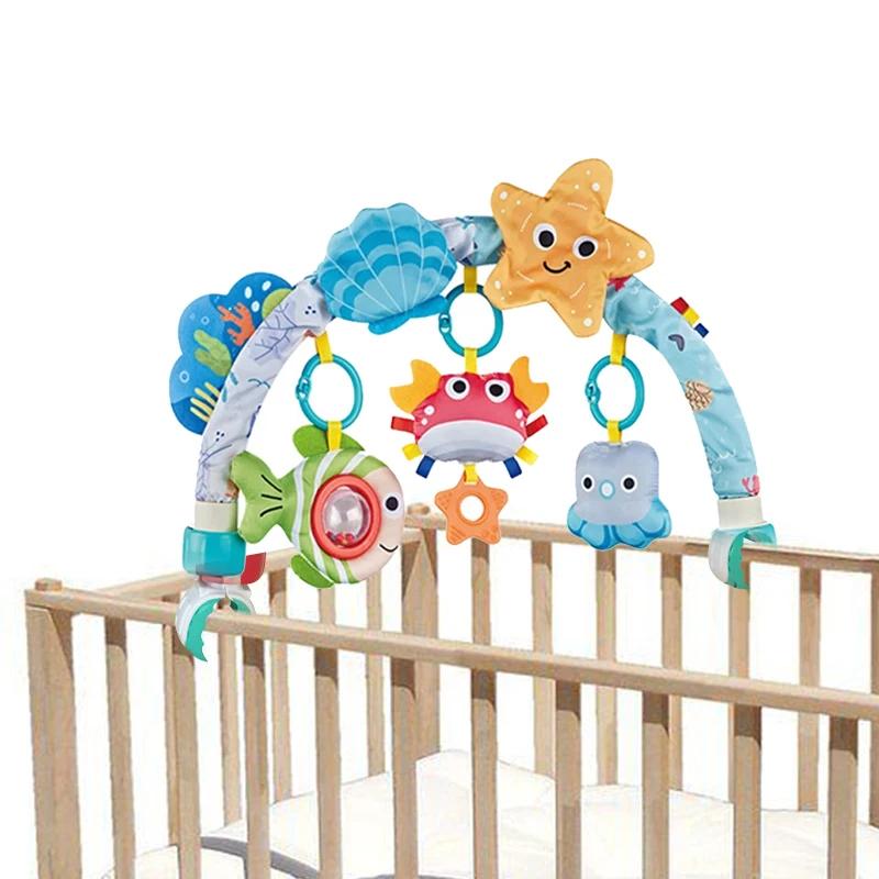 Jouets d'arche pour poussette, jouet de rebondissement, jouet d'arche pour poussette, jouets d'arche pour développer la motricité fine, jouets sensoriels, jouets d'arche pour siège auto bébé