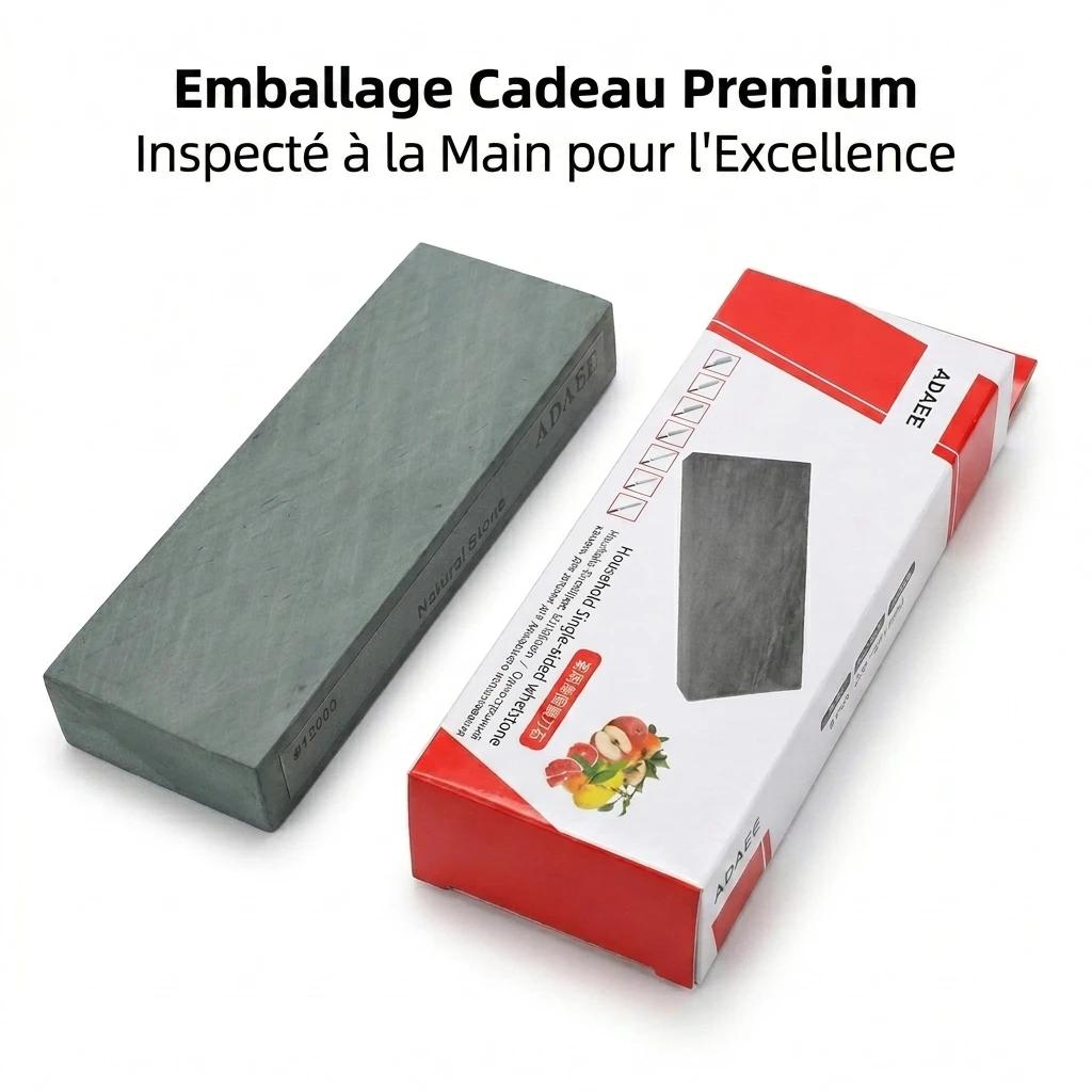 ADAEE Professionnel 12000 # Pierre à aiguiser naturelle de grande taille 200*75*29mm