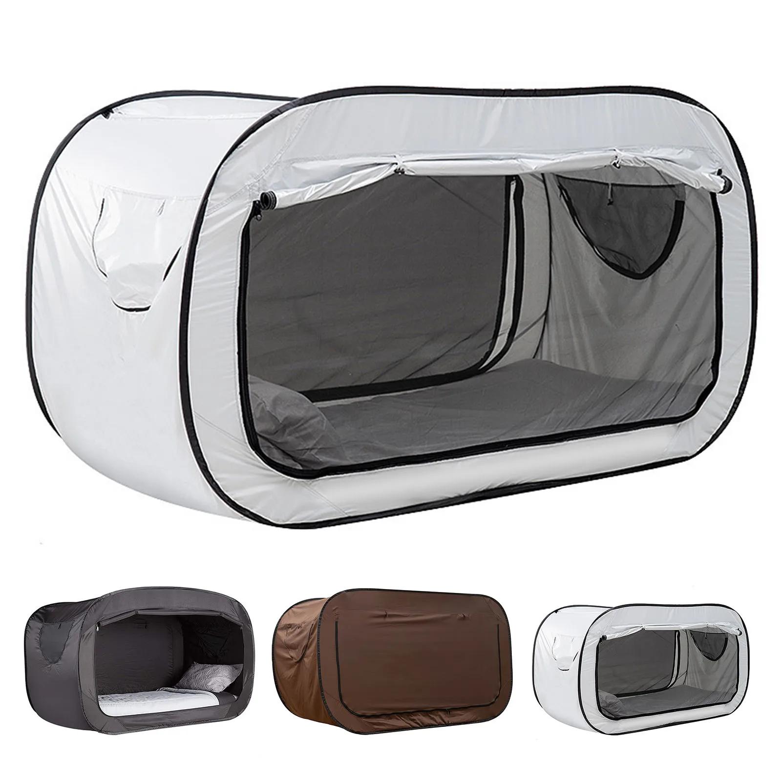 Tente de lit de confidentialité pliante extérieure Camping tente de lit d'ombrage entièrement fermée pour enfants et adultes tente de lit de confidentialité pliante