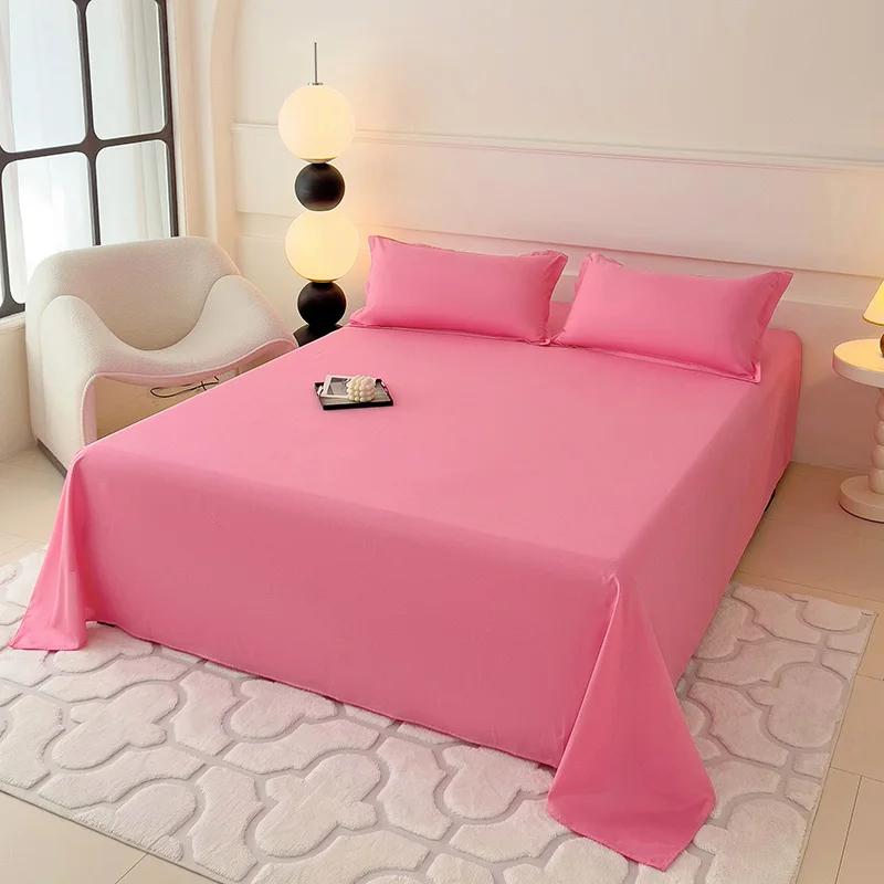 Draps plats de couleur unie