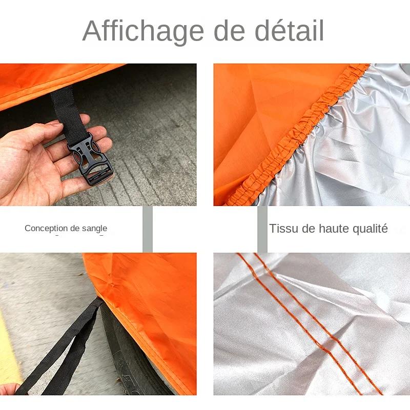 Housse de voiture universelle Orange