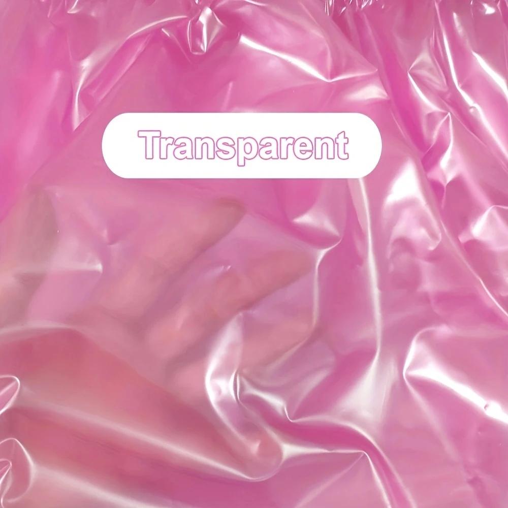 Sous-vêtements PVC transparents taille haute - Couches adultes réutilisables douces pour incontinence adolescente