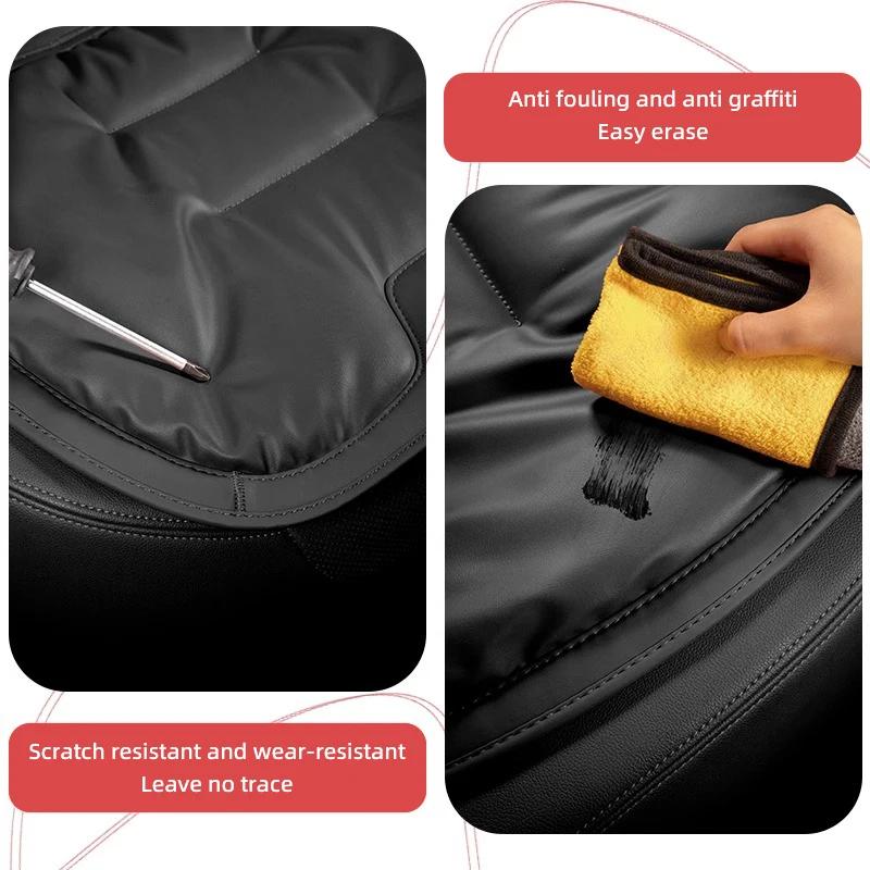 Coussin de siège de voiture en cuir souple, accessoires d'intérieur pour KIA EV6 RIO Ceed Sportage Cerato Soul Sorento Picanto Optima Stinger