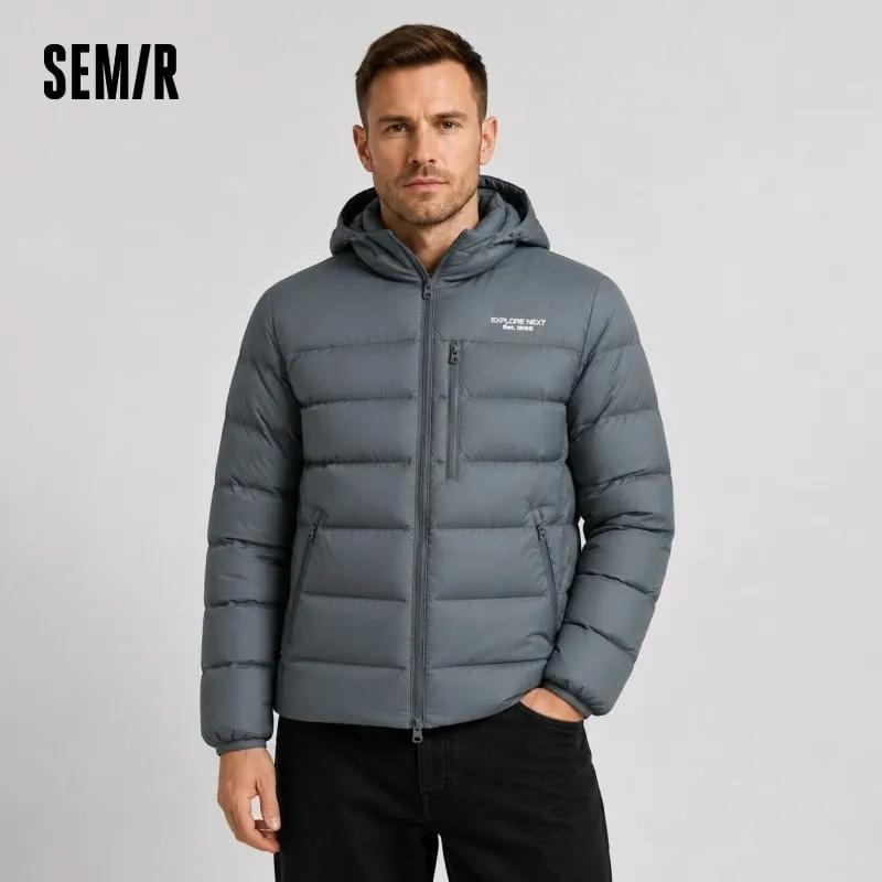 Semir doudoune hommes hiver 90% duvet remplissage léger