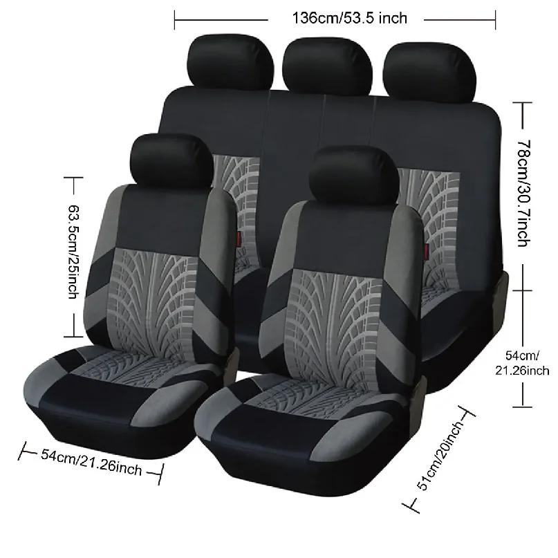 Ensemble de housses de siège de voiture respirantes