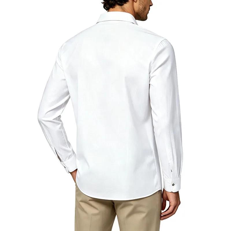 Nouvelle Chemise Décontractée Homme 2026 à Manches Longues avec Double Poche Poitrine