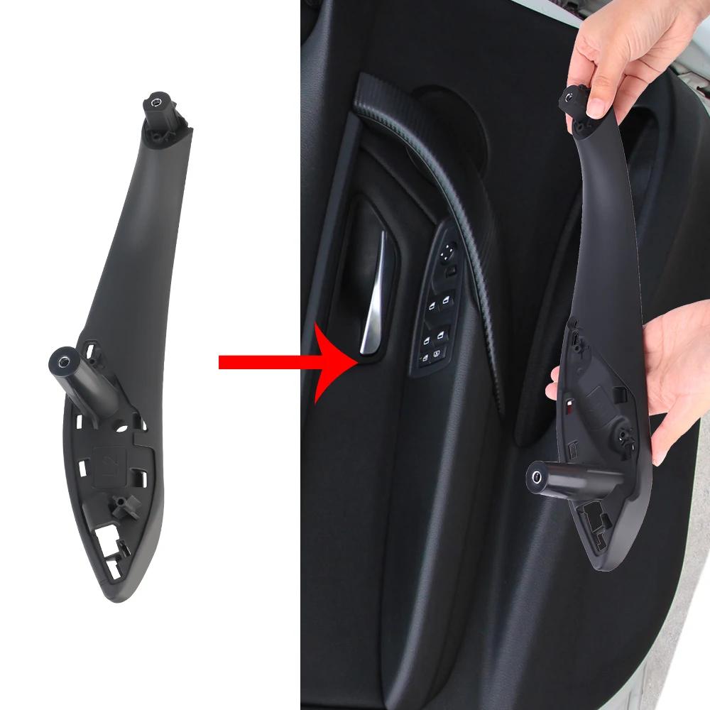 Panneau de porte tirer revêtement d'habillage pour BMW F30 F80 F31 F32 F34 F35 poignée intérieure de voiture noir avant arrière gauche/droite poignées de porte intérieures