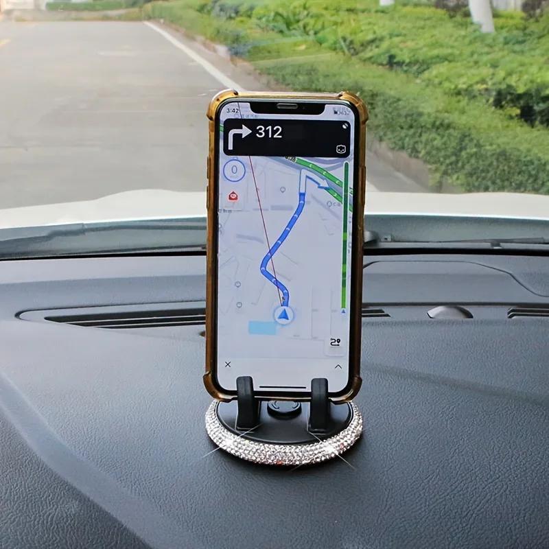 Support de téléphone portable pour voiture - Élégant et polyvalent, adapté à une pose horizontale et verticale