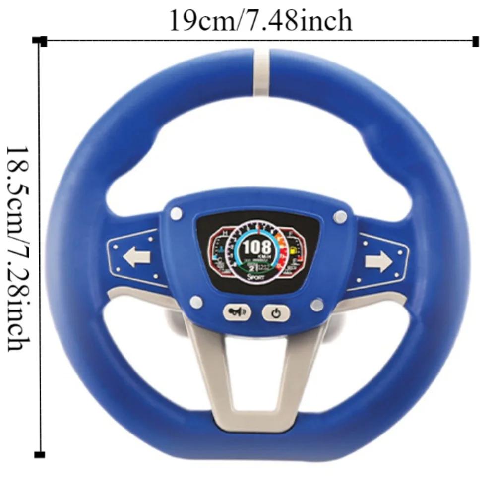 360 ° Volant de direction multifonctionnel pour copilote, jouet de simulation d'éducation précoce, volant interactif Montessori