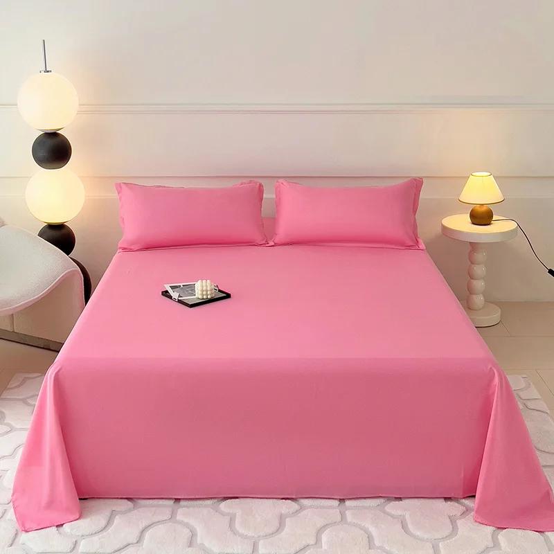 Draps plats de couleur unie