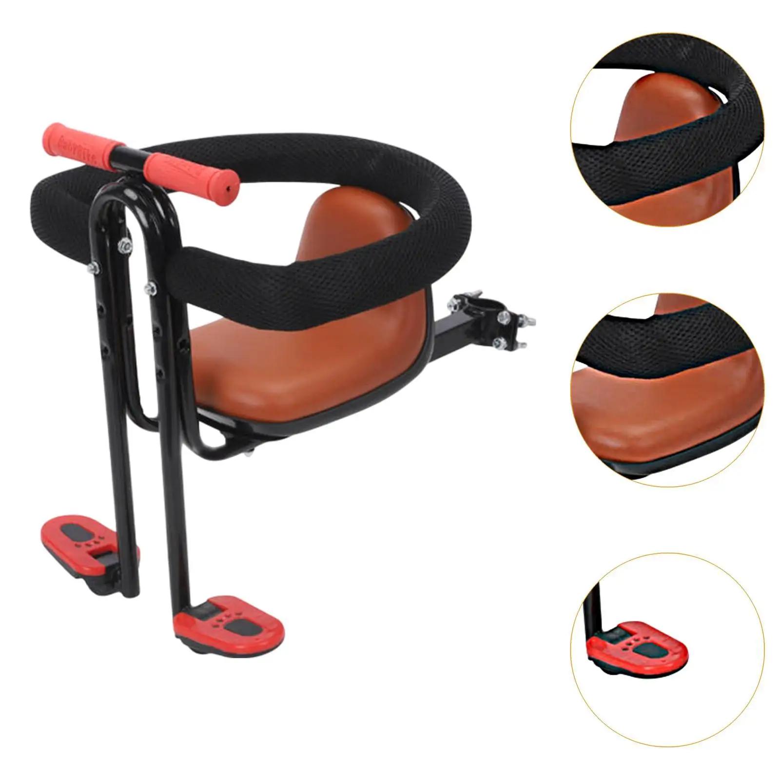 Siège de vélo pour enfant avec barrière de sécurité complète