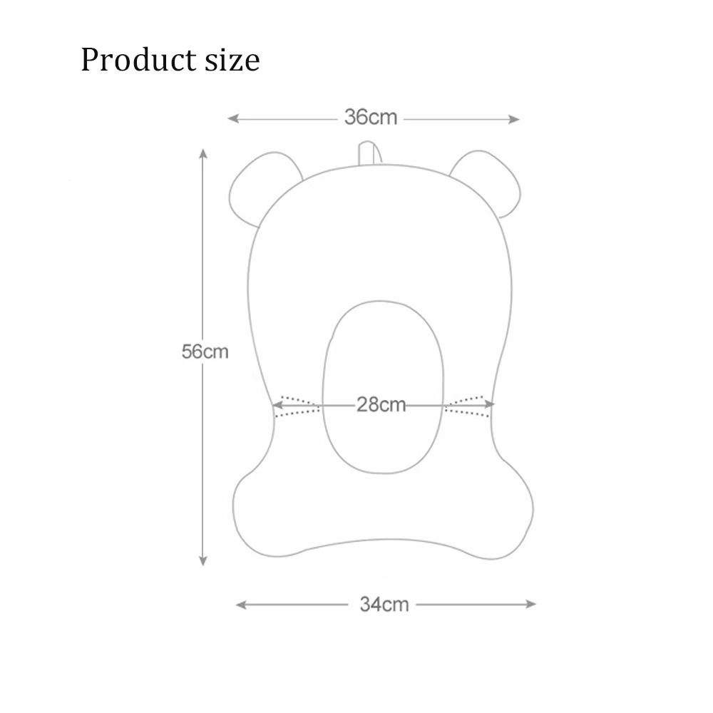 Tapis de soutien de siège de bain pour bébé