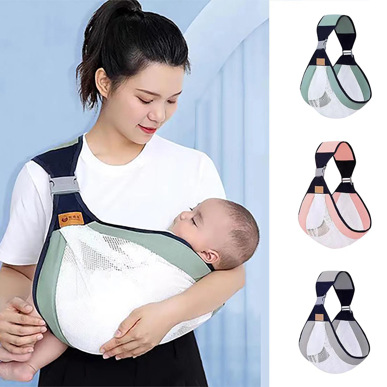 Porte-bébés réglable avec sangle, écharpe pour nourrissons et tout-petits, porte-bébé multifonctionnel à bandoulière confortable