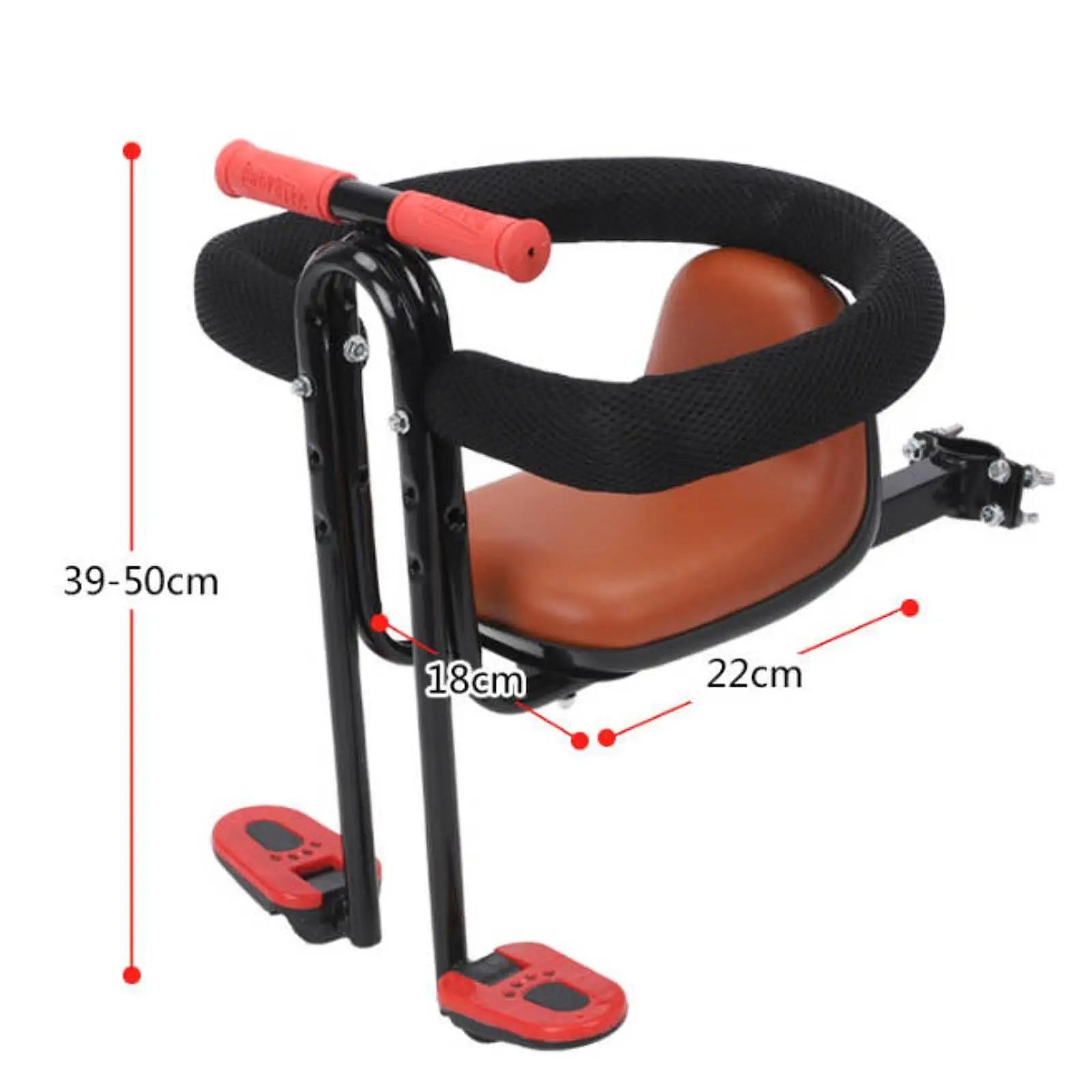Siège de vélo pour enfant avec barrière de sécurité complète