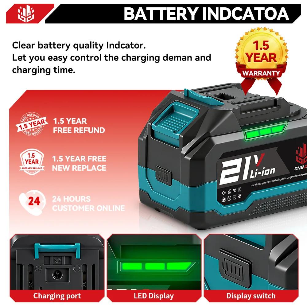 ONEVAN 22900mAh 29900mAh batterie Lithium-Ion ajustement clé de ventilateur