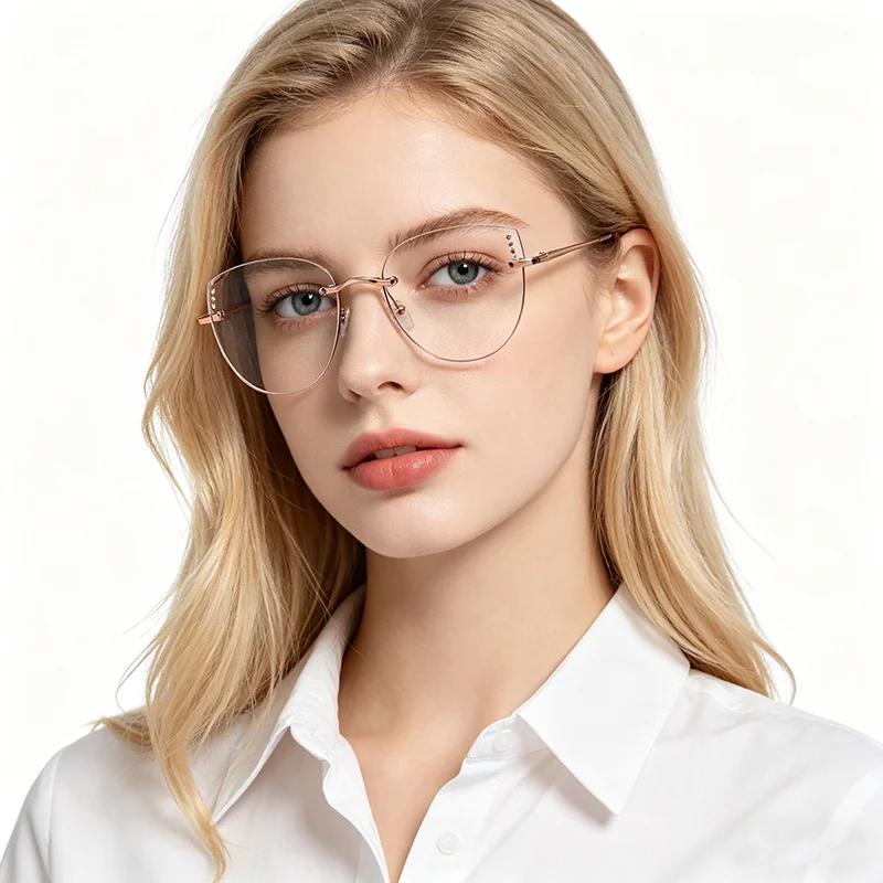 Lunettes ultralégères sans cadre pour femmes