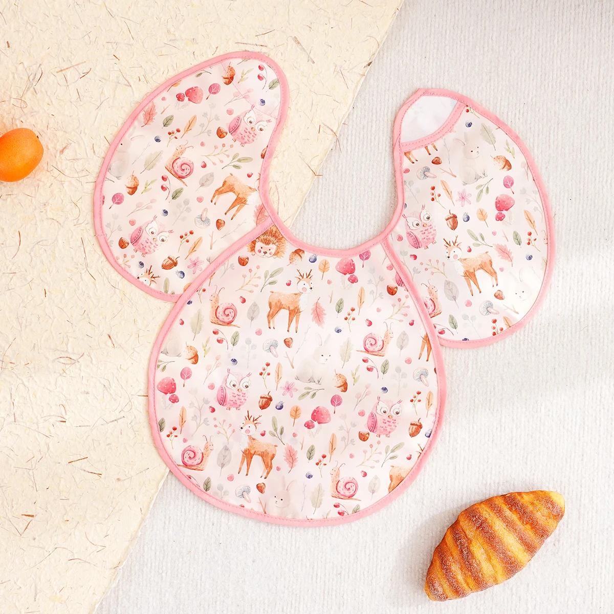 Bavoirs réutilisables Elinfant imperméables - Design de mode mignon pour l'alimentation des bébés et enfants