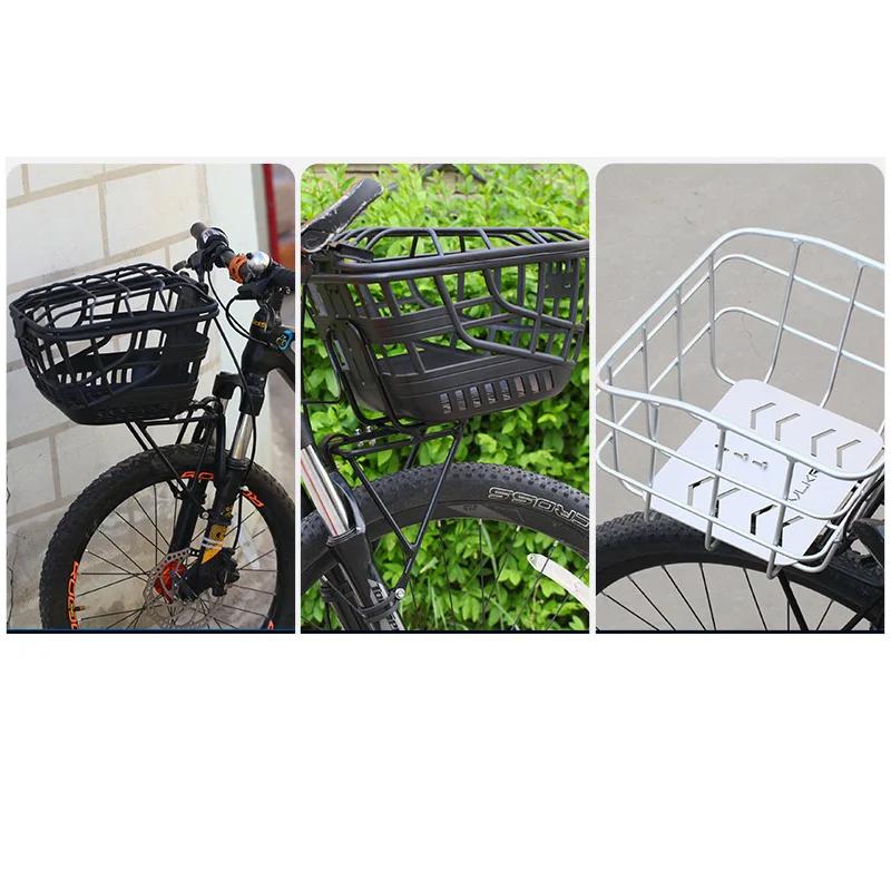 Support de support avant de vélo pour 20 24 26 27.5 29 pouces vélo de route vtt support avant de vélo support de panier de vélo de voyage