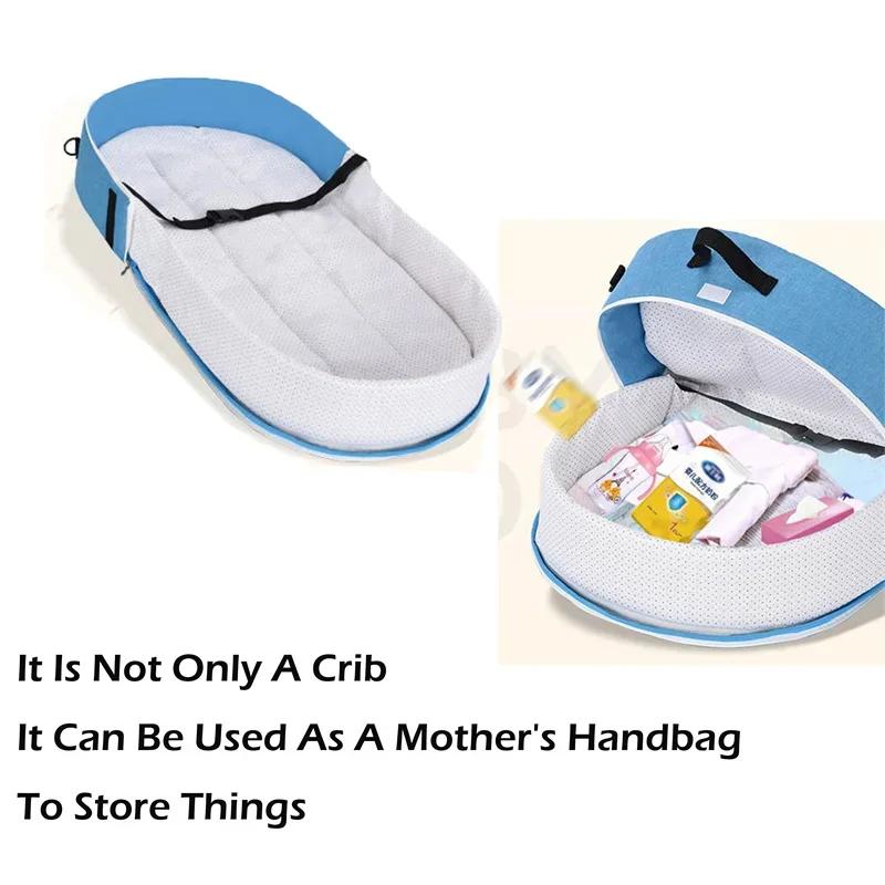 Lit de bébé pratique pliant Anti pression berceau