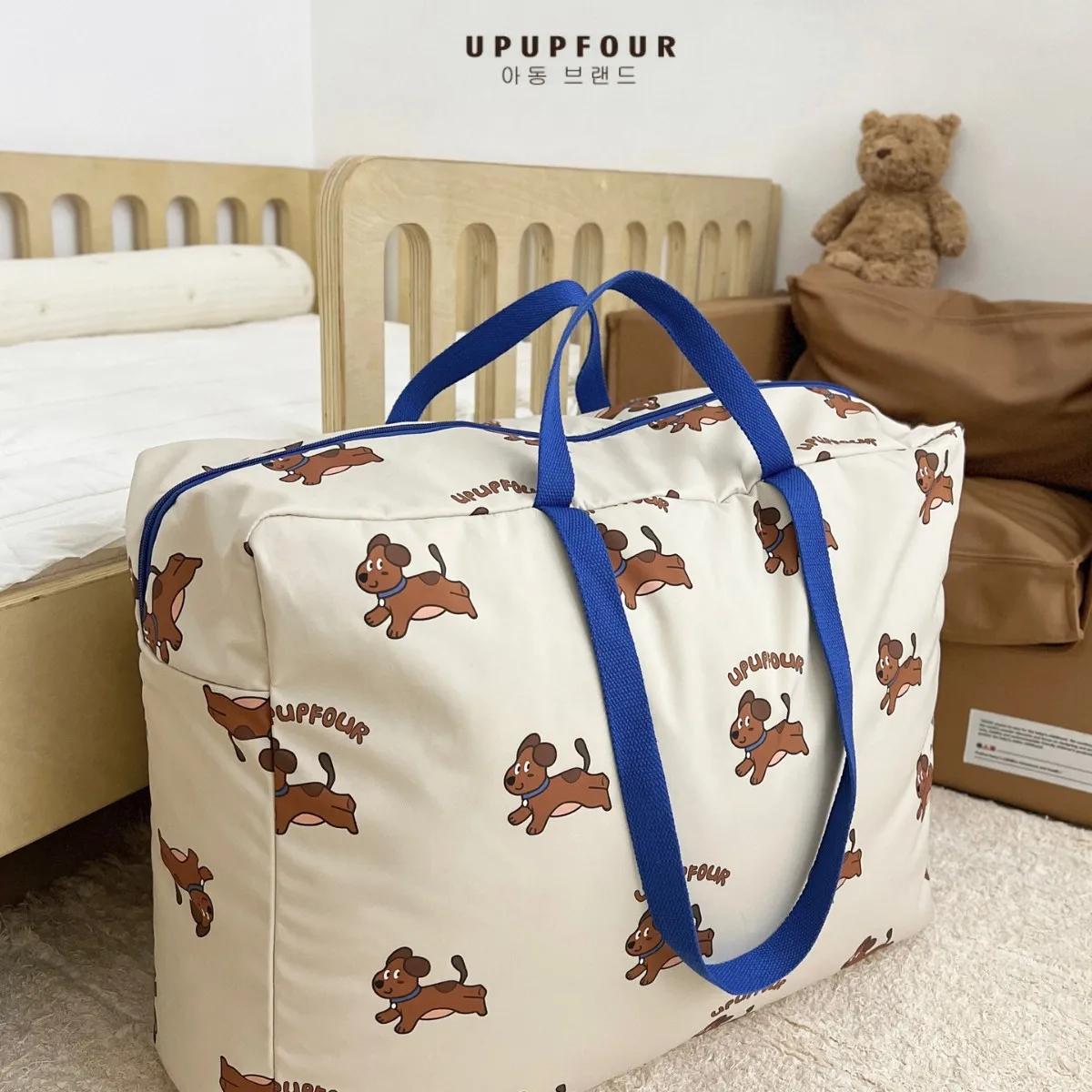Sac rangement grande capacité imperméable pour couettes vêtements bébé organisateur voyage famille