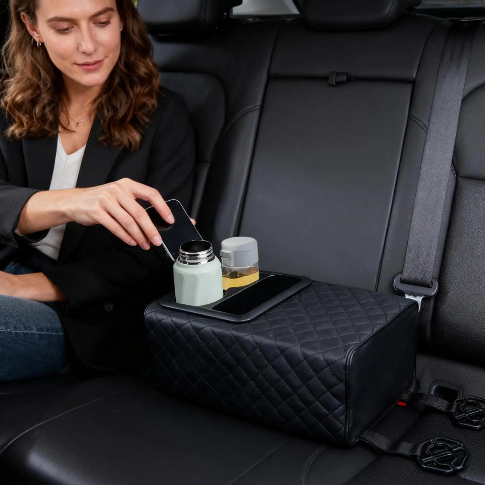 Accoudoir de siège arrière de voiture, coussin rehausseur pour console de banquette arrière, pour SUV, camion, berline, véhicule