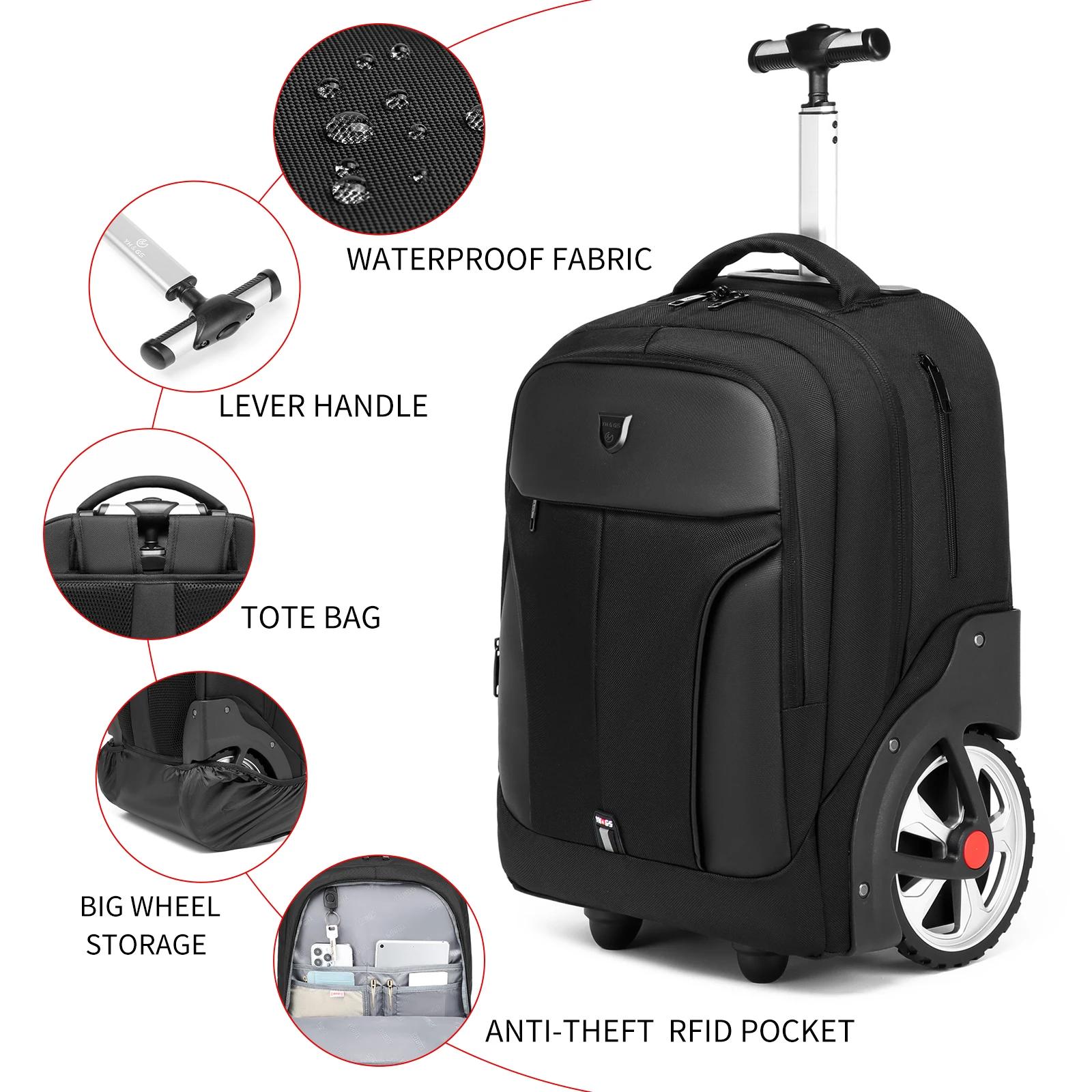 Sac à dos à bagages roulants de 20 pouces avec roulettes