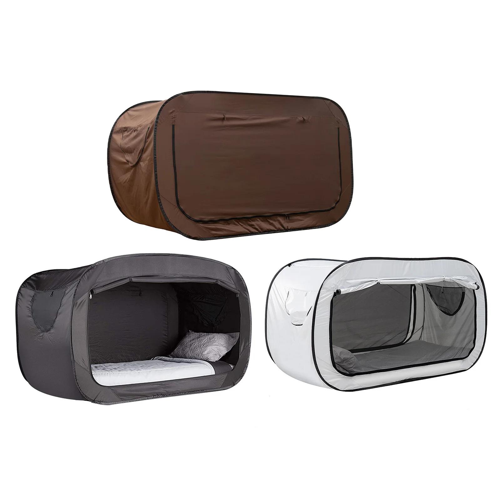 Tente de lit de confidentialité pliante extérieure Camping tente de lit d'ombrage entièrement fermée pour enfants et adultes tente de lit de confidentialité pliante