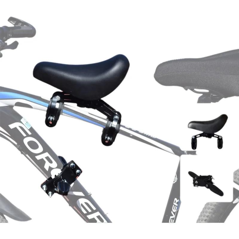 Siège bébé avant pour VTT, siège de vélo pour enfant, coussin d'assise avec absorption des chocs, siège de vélo sport