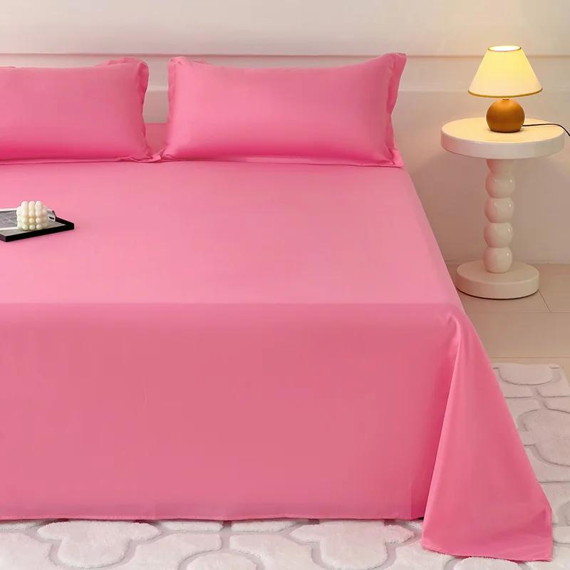 Draps plats de couleur unie