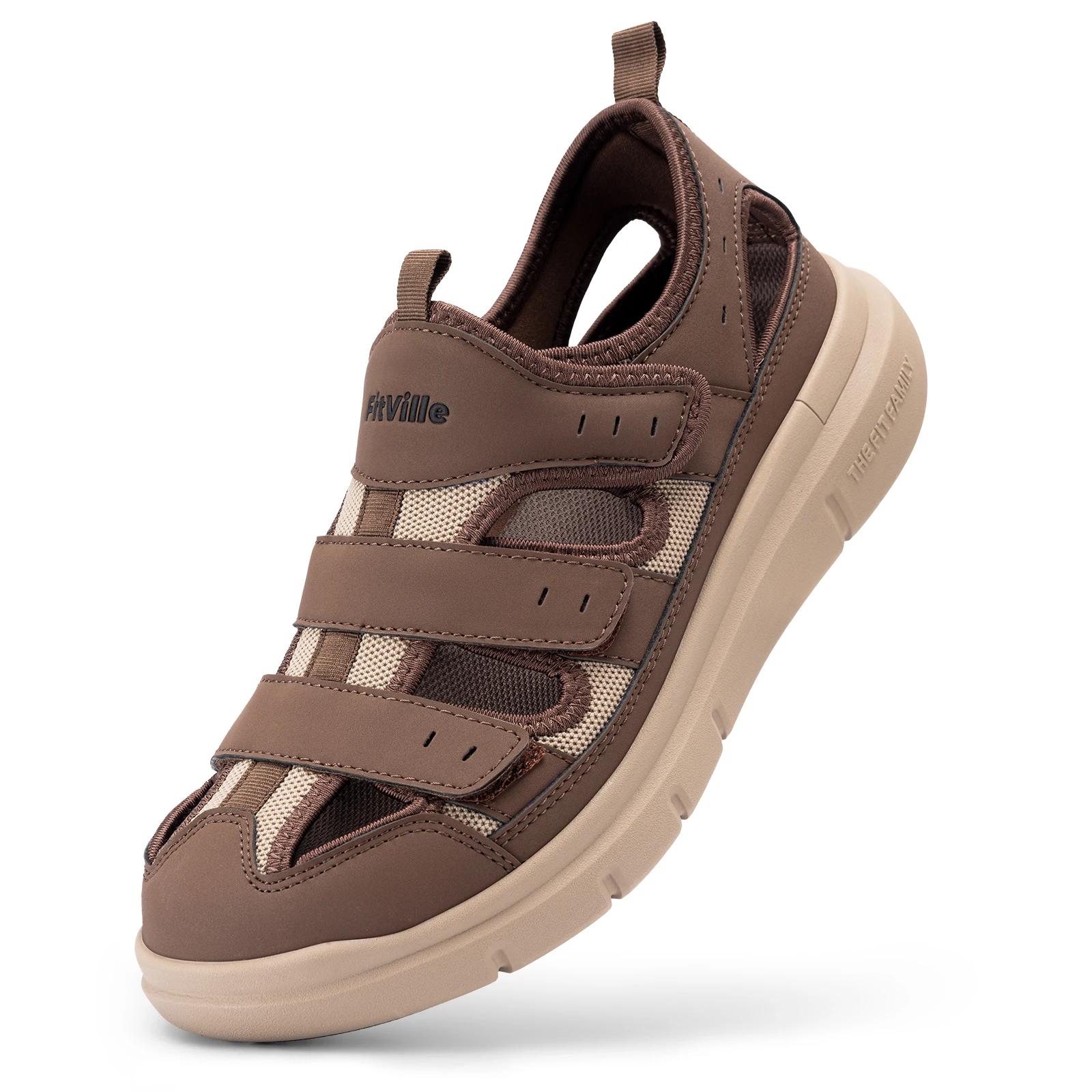 Sandales élargies pour hommes