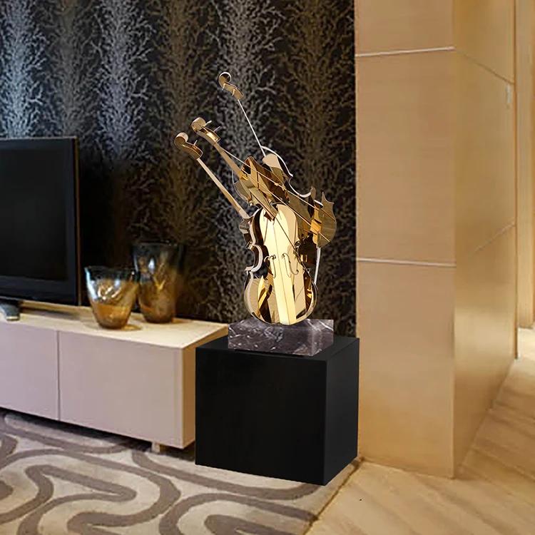 Articles de décoration intérieure moderne de luxe en or pour la maison