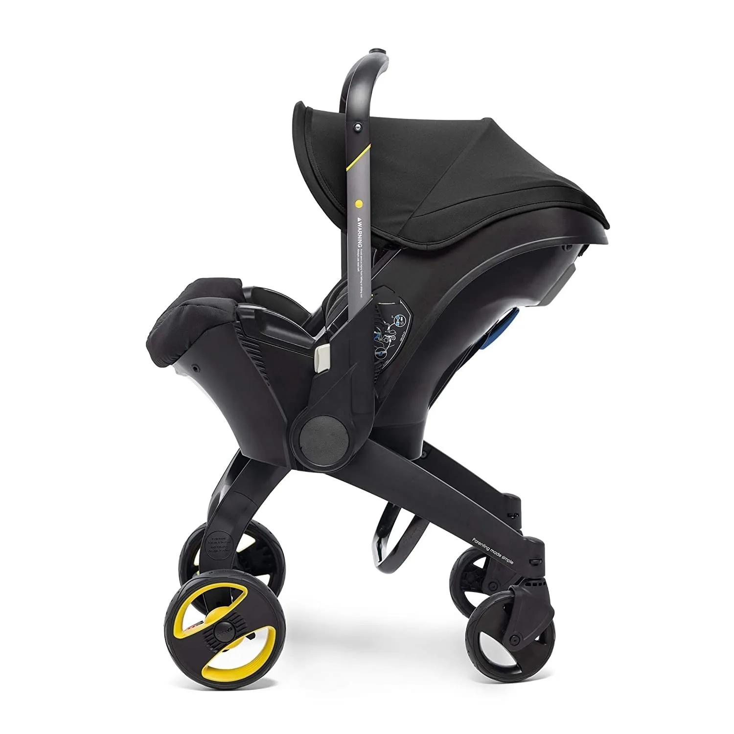 Poussette 3-en-1 pour nouveau-nés : système de voyage, siège auto et poussette haute, légère et polyvalente