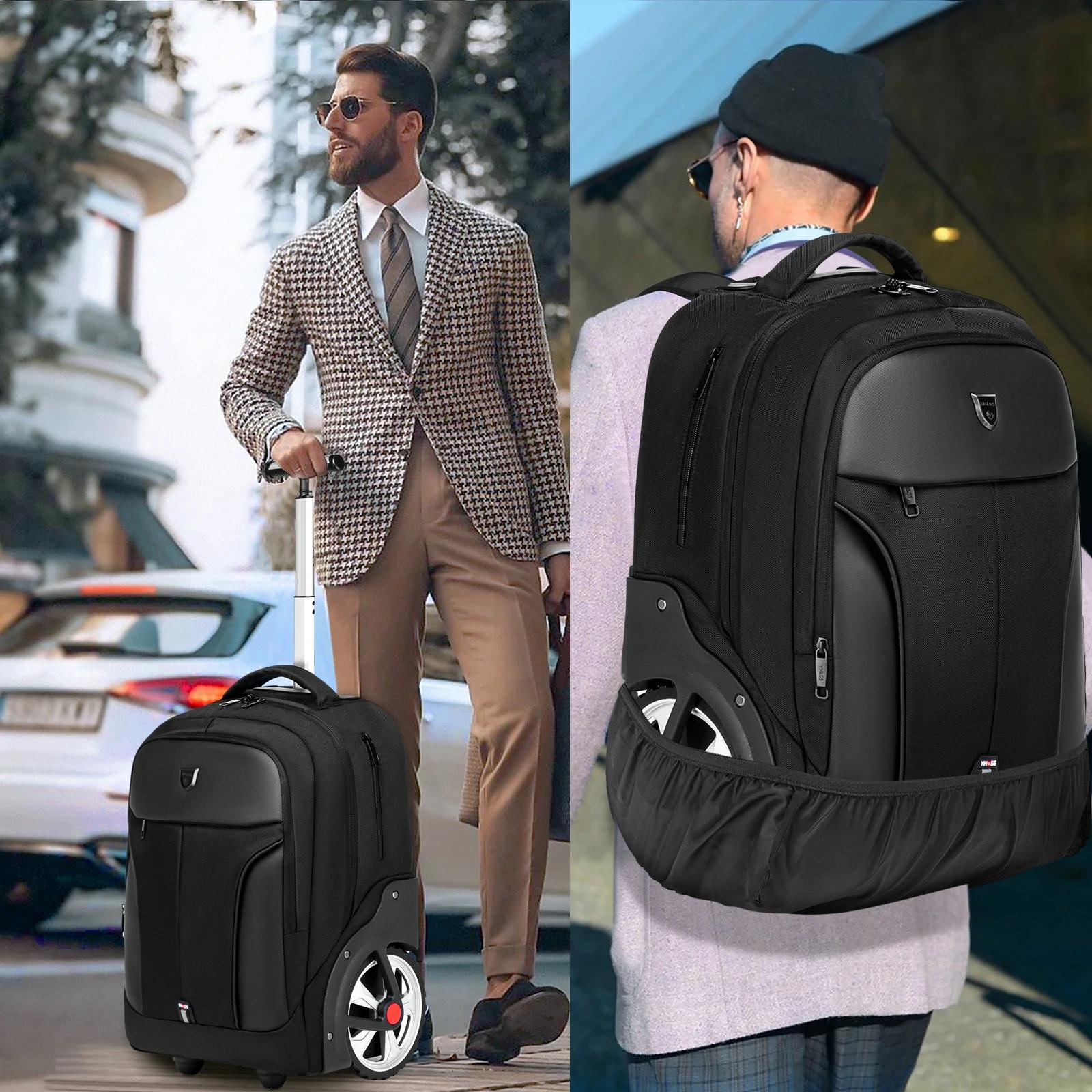 Sac à dos à bagages roulants de 20 pouces avec roulettes
