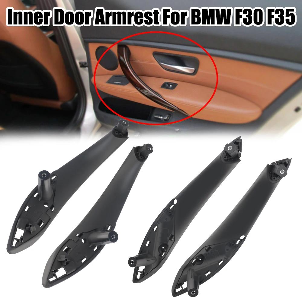 Panneau de porte tirer revêtement d'habillage pour BMW F30 F80 F31 F32 F34 F35 poignée intérieure de voiture noir avant arrière gauche/droite poignées de porte intérieures