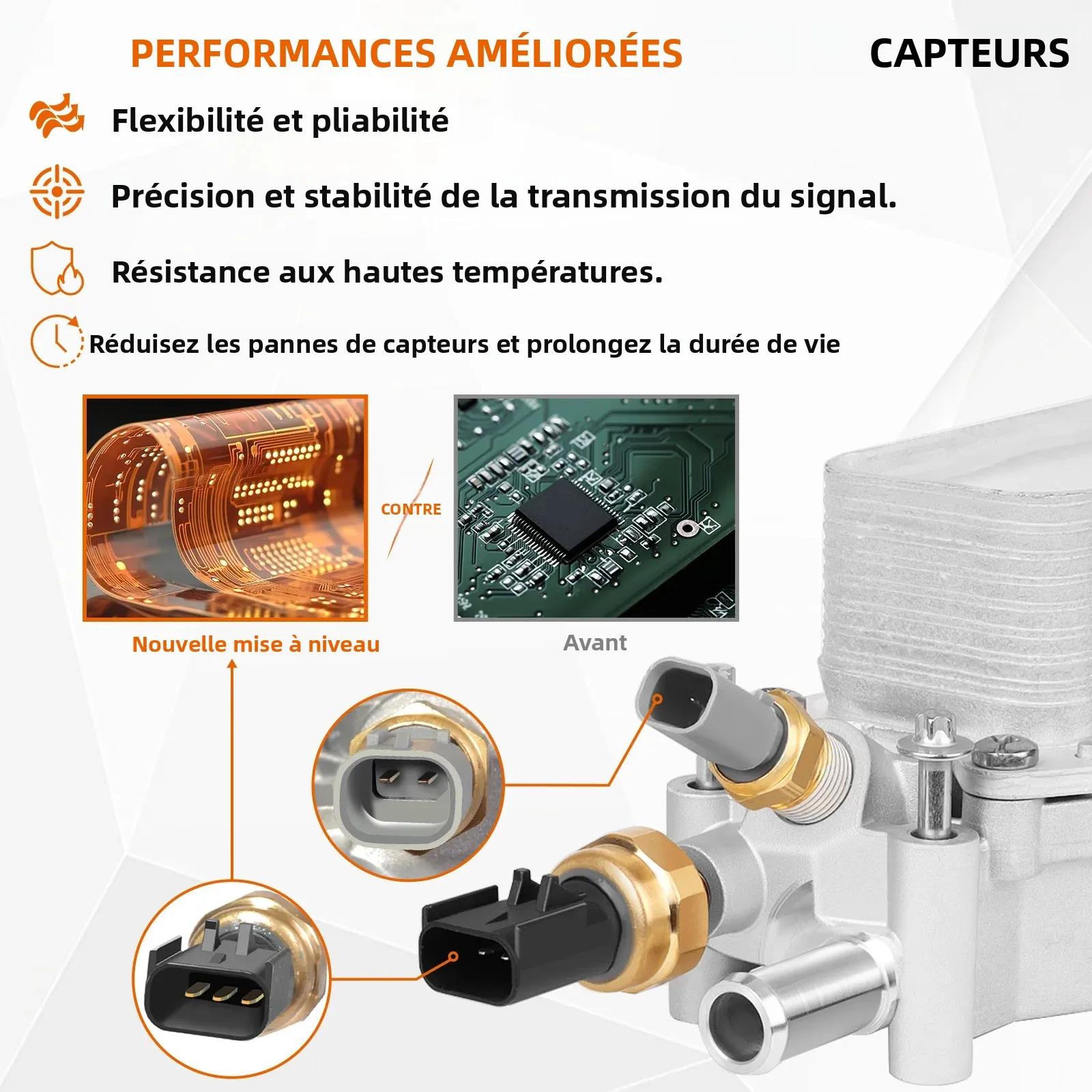 Refroidisseur d'huile en aluminium 68105583AF