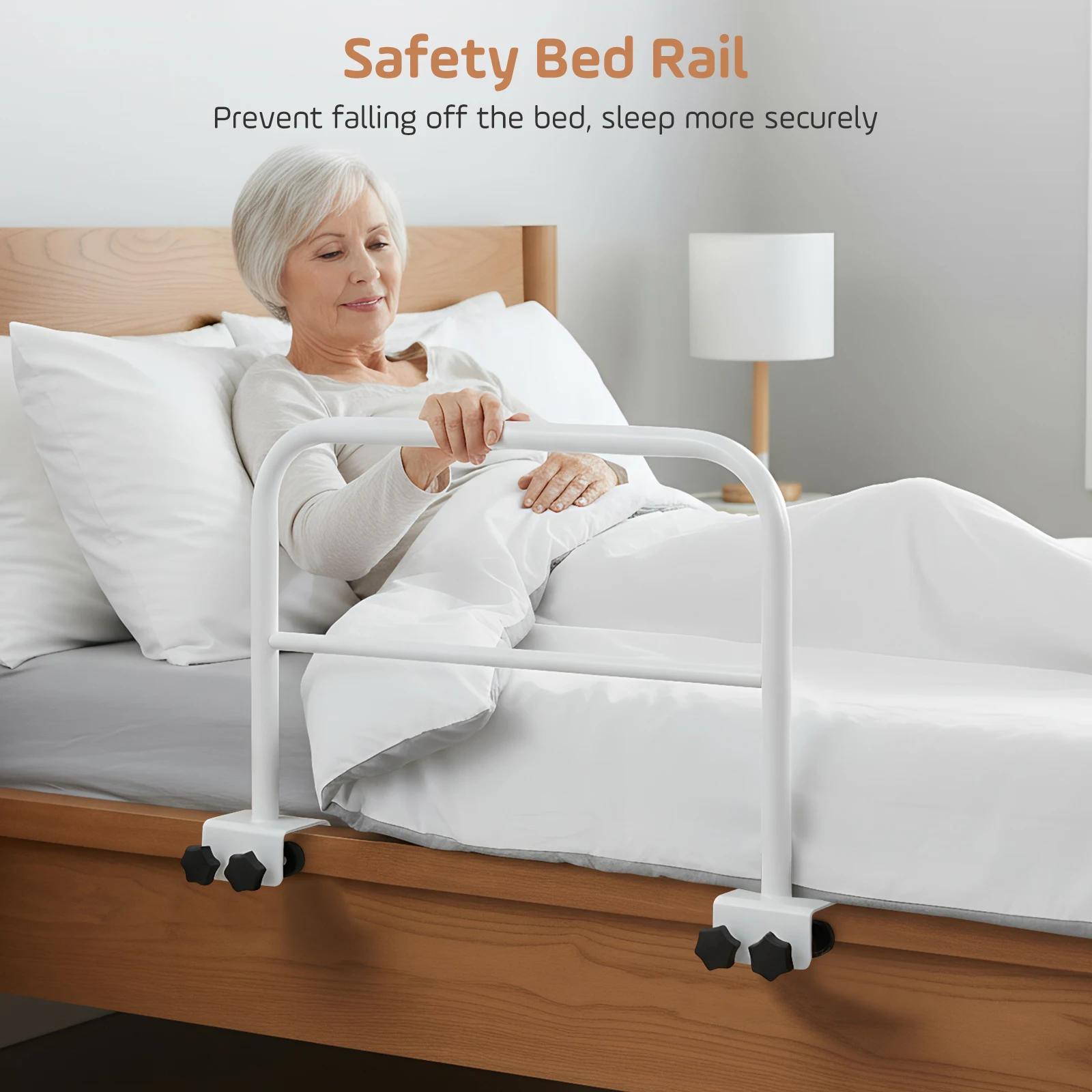 Barre de sécurité pliable pour lit d'appoint pour personnes âgées