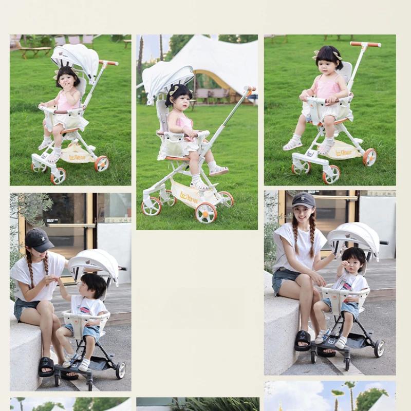 Poussette bébé enfant, légère et pliable