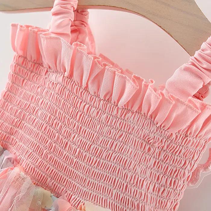 Robes de soirée d'anniversaire pour petites filles, vêtements d'été avec ailes de papillon, Costume