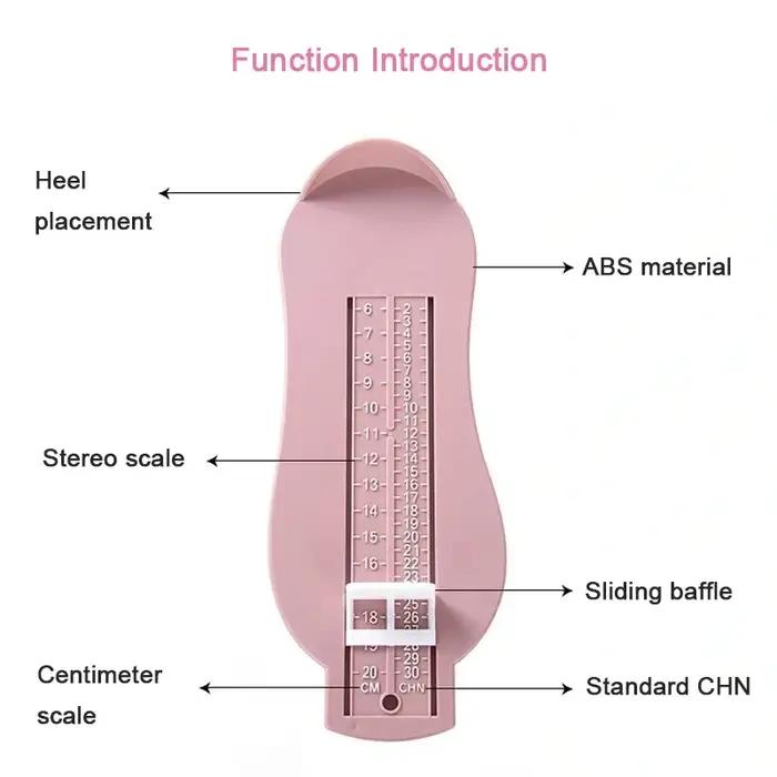 Jauge de mesure du pied pour enfants en bas âge, règle de mesure de la taille des chaussures, outil