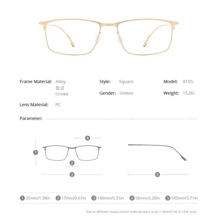 FONEX alliage lunettes cadre hommes montures à jante complète haut de gamme qualité lunettes carrées