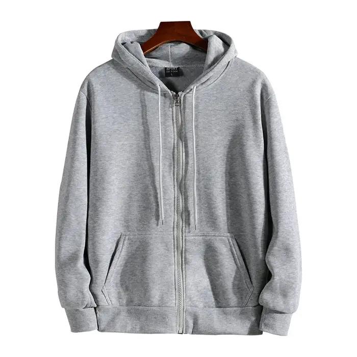 Sweats à capuche zippés pour hommes, sweat à capuche à manches longues, tenue décontractée pour homm