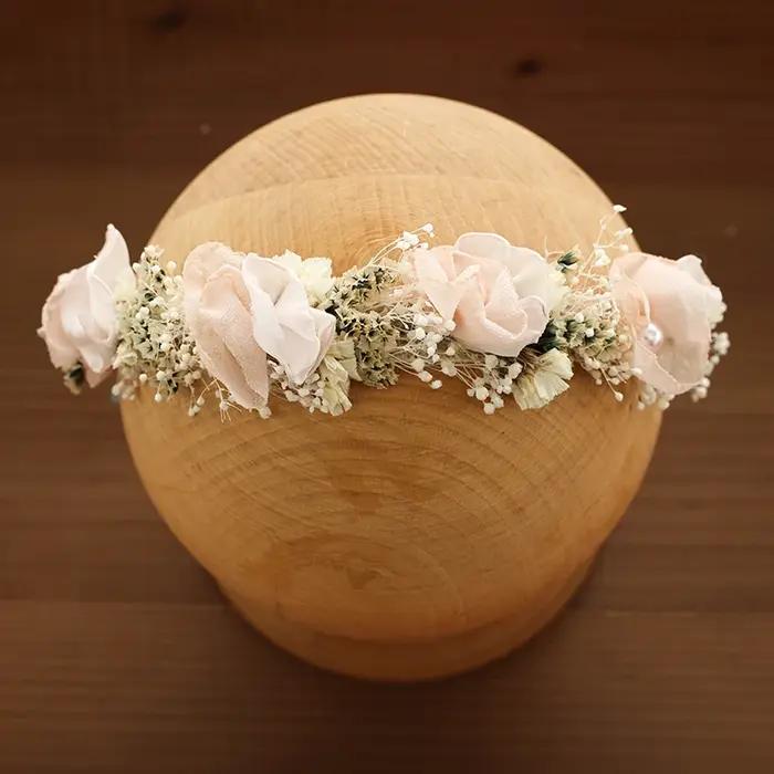 Accessoires de photographie pour bébé, pleine lune, bandeau à fleurs artificielles, décoration, couv