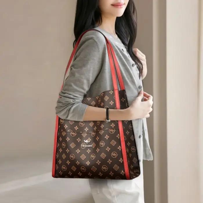 Véritable marque de haute qualité en cuir fourre-tout décontracté sacs à Main de luxe femmes sacs co