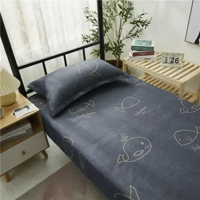 Drap de lit imprimé en polyester pour homme de chambre élégant et moderne pour intérieur et occasions spéciales